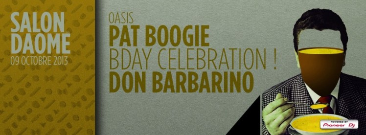 Oasis Wednesdays Pat Boogie Don Barbarino