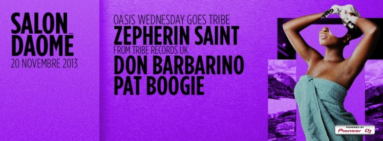 Oasis Wednesdays Zepherin Saint