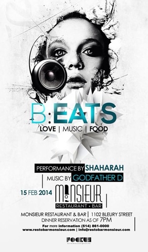 B : E A T S Love Music Food