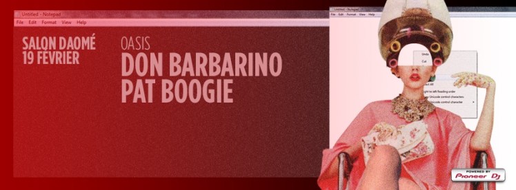 Oasis Wednesdays Pat Boogie Don Barbarino