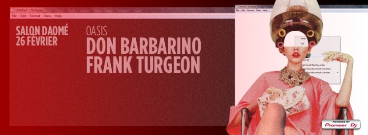 Oasis Wednesdays Frank Turgeon Don Barbarino