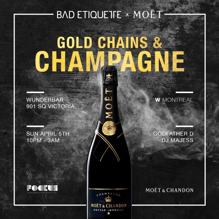 Gold Chains & Champagne Bad Etiquette Wunderbar W Hotel