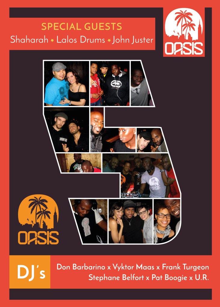 Oasis Mtl 5 Year Anniversary 