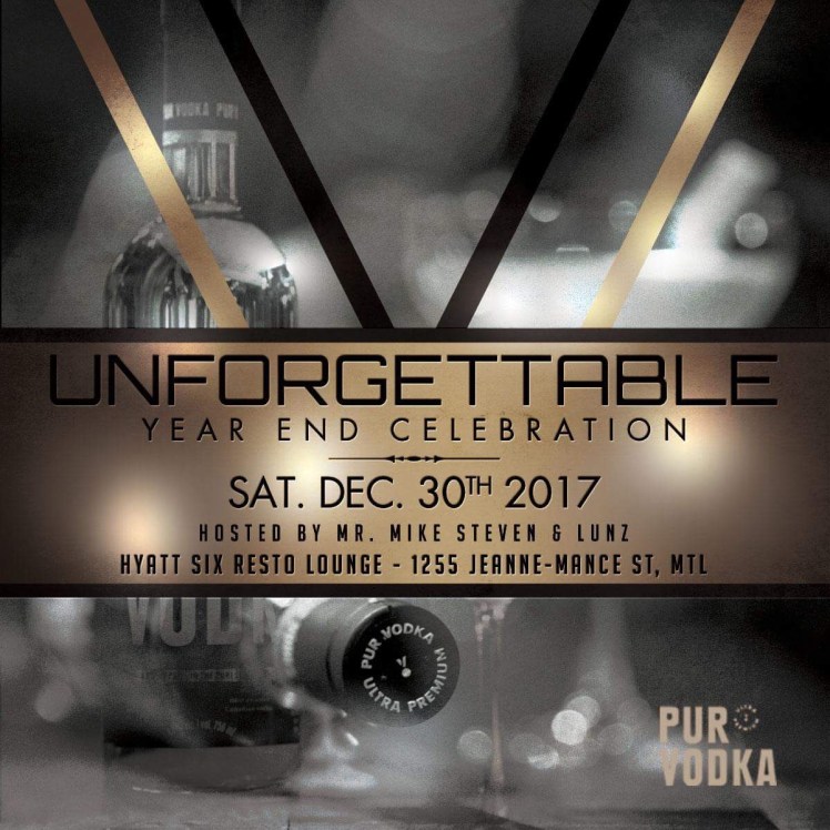 UNFORGETTABLE AT HYATT SIX RESTO LOUNGE PUR VODKA